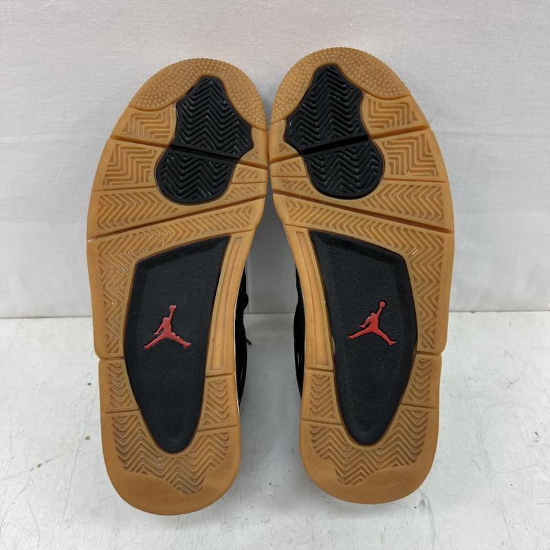 ナイキ NIKE スニーカー スニーカー AIR JORDAN 4 RETRO  LASER BLACK GUM  CI1184-001 27.5cm 黒 / ブラック / black メンズ USED 古着 中古 50154688