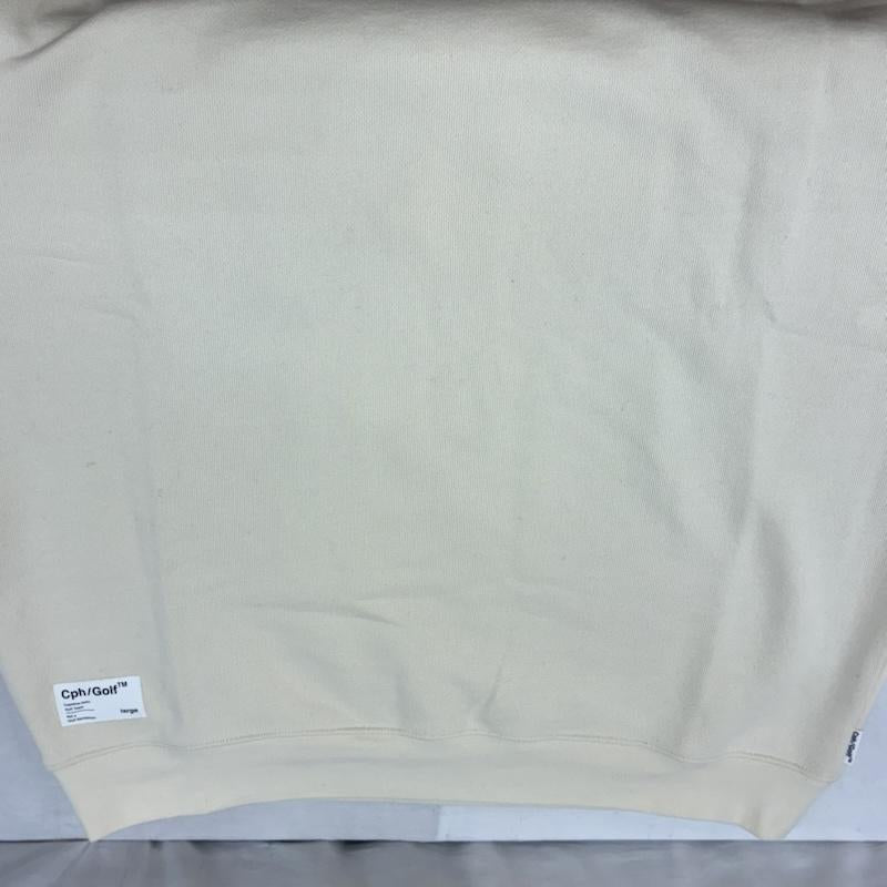 キャプテンズヘルム Captains Helm トレーナー 長袖 23ss SWING CYCLE LOGO CREW SWEAT クルーネック スウェット トレーナー CHG23-SS T02 L ロゴ、文字 X プリント オフホワイト / オフホワイト / メンズ USED 古着 中古 50154689