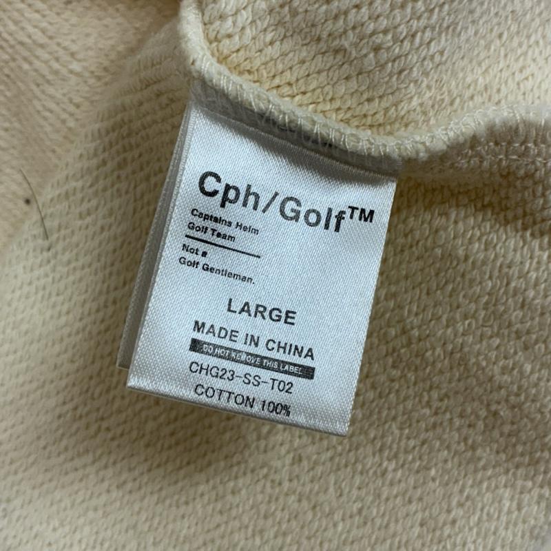 キャプテンズヘルム Captains Helm トレーナー 長袖 23ss SWING CYCLE LOGO CREW SWEAT クルーネック スウェット トレーナー CHG23-SS T02 L ロゴ、文字 X プリント オフホワイト / オフホワイト / メンズ USED 古着 中古 50154689