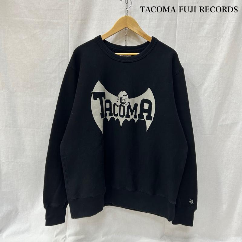 タコマ フジ レコード TACOMA FUJI RECORDS トレーナー 長袖 BEAUTY&YOUTH別注 ヴァンパイア イン タコマ クルーネックスウェット 裏起毛 L キャラクター X ロゴ、文字 黒 / ブラック / black メンズ USED 古着 中古 50154695