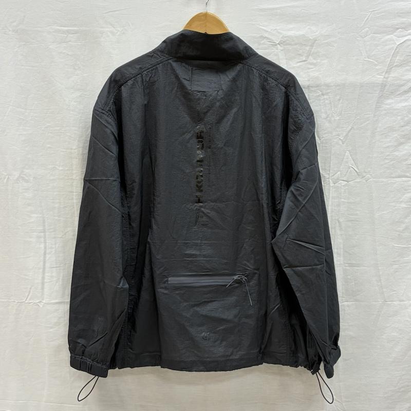 ニューエラ NEW ERA ジャケット、上着 ジャンパー、ブルゾン Hermanos Koumori エルマノスコウモリ 24AW ナイロン トラックジャケット Nylon Track Jacket NE-2663 M ロゴ、文字 灰 / グレー / gray X 橙 / オレンジ / orange メンズ USED 古着 中古 50154702