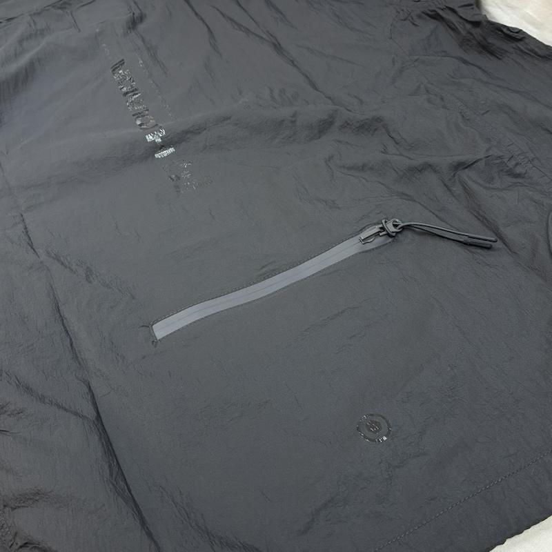 ニューエラ NEW ERA ジャケット、上着 ジャンパー、ブルゾン Hermanos Koumori エルマノスコウモリ 24AW ナイロン トラックジャケット Nylon Track Jacket NE-2663 M ロゴ、文字 灰 / グレー / gray X 橙 / オレンジ / orange メンズ USED 古着 中古 50154702