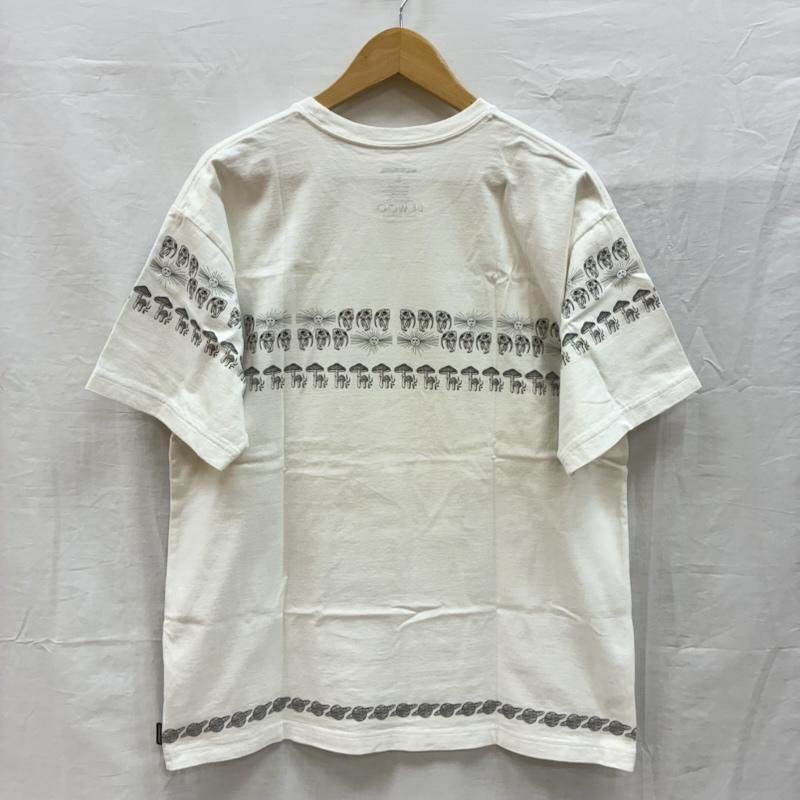 ネイバーフッド NEIGHBORHOOD Tシャツ 半袖 22ss DR.WOO ドクターウー コラボ タトゥー グラフィック Tシャツ S ロゴ、文字 X プリント 白 / ホワイト / white メンズ USED 古着 中古 50154703