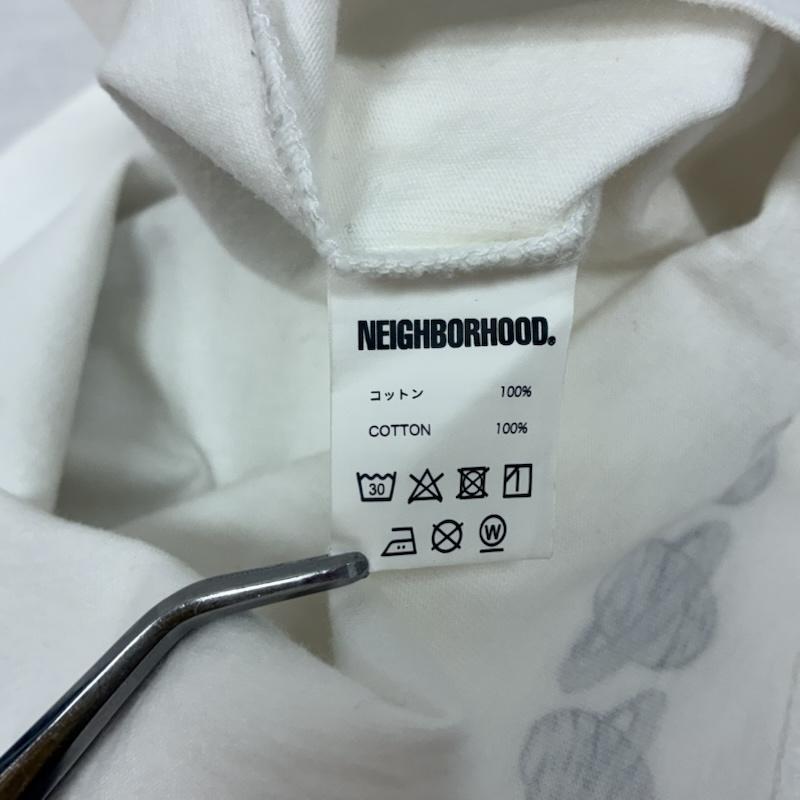 ネイバーフッド NEIGHBORHOOD Tシャツ 半袖 22ss DR.WOO ドクターウー コラボ タトゥー グラフィック Tシャツ S ロゴ、文字 X プリント 白 / ホワイト / white メンズ USED 古着 中古 50154703