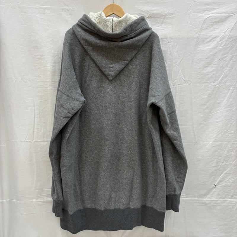 ヴィヴィアンウエストウッド Vivienne Westwood パーカー 長袖 ANGLOMANIA アングロマニア 15-01-582024 ハイネック フーデッド スウェット ワンピース パーカー 38 ロゴ、文字 灰 / グレー / gray レディース USED 古着 中古 50154710