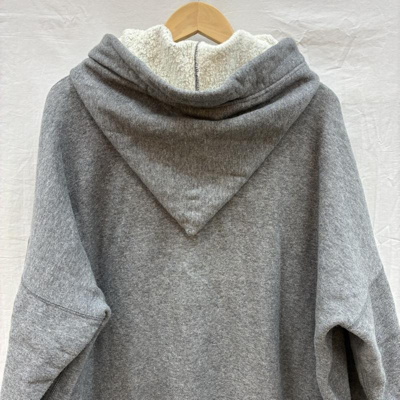ヴィヴィアンウエストウッド Vivienne Westwood パーカー 長袖 ANGLOMANIA アングロマニア 15-01-582024 ハイネック フーデッド スウェット ワンピース パーカー 38 ロゴ、文字 灰 / グレー / gray レディース USED 古着 中古 50154710