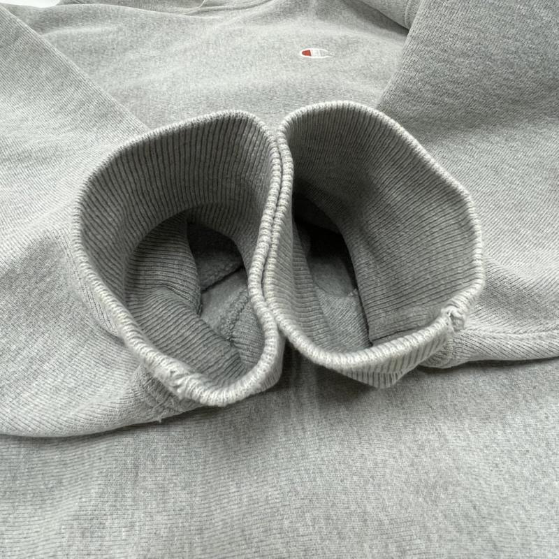 チャンピオン Champion パーカー 長袖 90 s REVERSEWEAVE リバースウィーブ スウェット パーカー USA製 目つき ヴィンテージ M 無地 X ワンポイント X ロゴ、文字 X 刺繍 灰 / グレー / gray メンズ USED 古着 中古 50154713