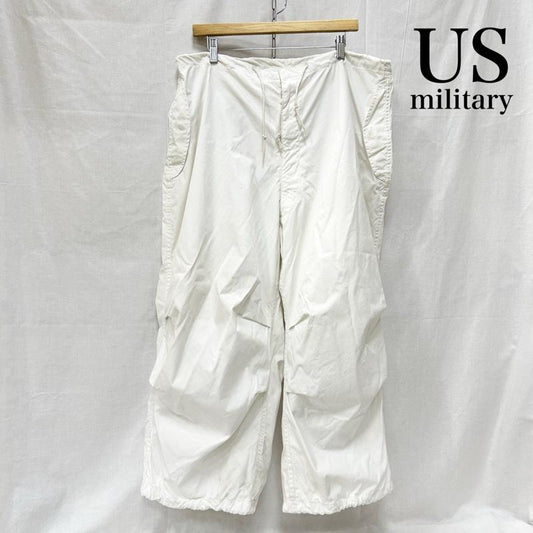 ミリタリー ミリタリー ボトムス ボトムス US 米軍 スノーカモパンツ 90S カーゴパンツ オーバーパンツ Medium short M 無地 白 / ホワイト / white メンズ USED 古着 中古 50154733