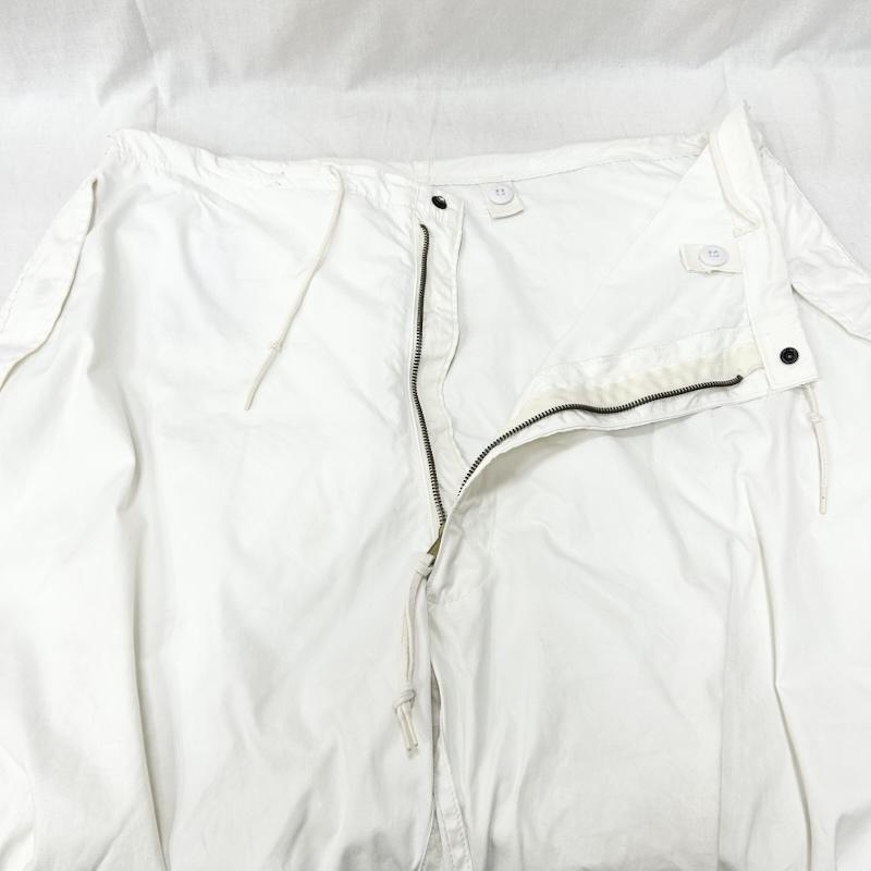 ミリタリー ミリタリー ボトムス ボトムス US 米軍 スノーカモパンツ 90S カーゴパンツ オーバーパンツ Medium short M 無地 白 / ホワイト / white メンズ USED 古着 中古 50154733