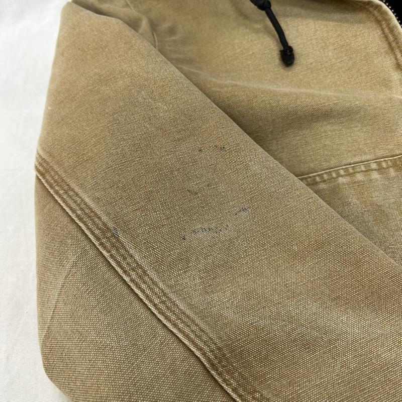 カーハート Carhartt ジャケット、上着 ジャンパー、ブルゾン アクティブジャケット フーデッドジャケット ベージュ - 無地 X ロゴ、文字 ベージュ / ベージュ / beige X 茶 / ブラウン / brown レディース USED 古着 中古 50154751
