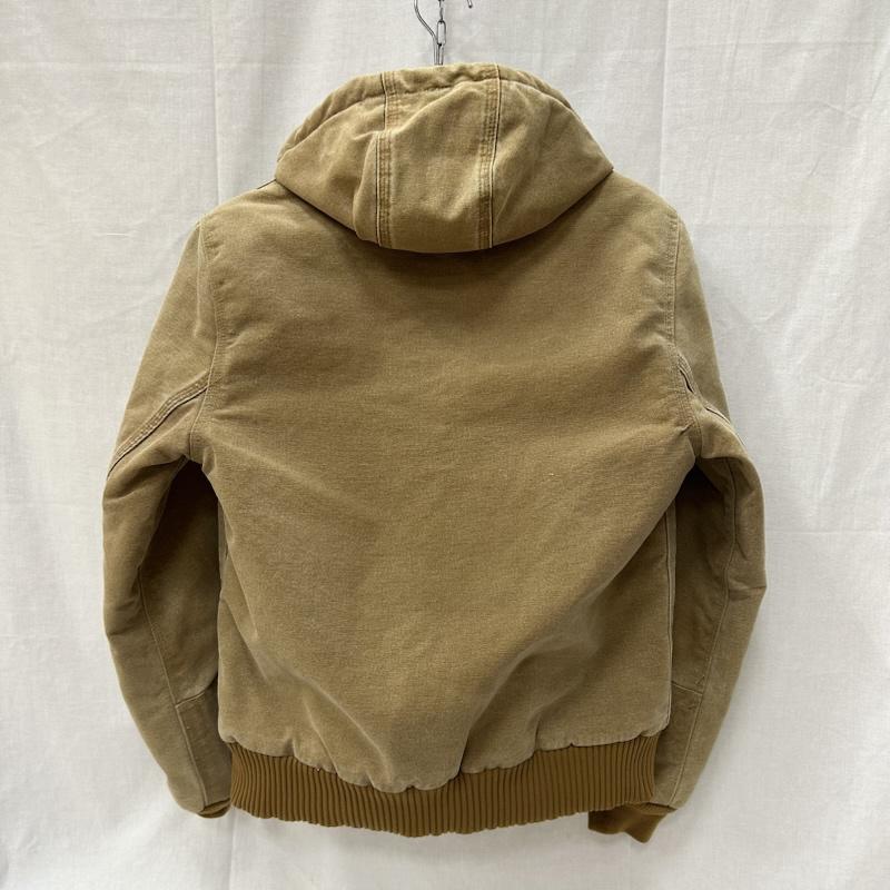 カーハート Carhartt ジャケット、上着 ジャンパー、ブルゾン アクティブジャケット フーデッドジャケット ベージュ - 無地 X ロゴ、文字 ベージュ / ベージュ / beige X 茶 / ブラウン / brown レディース USED 古着 中古 50154751
