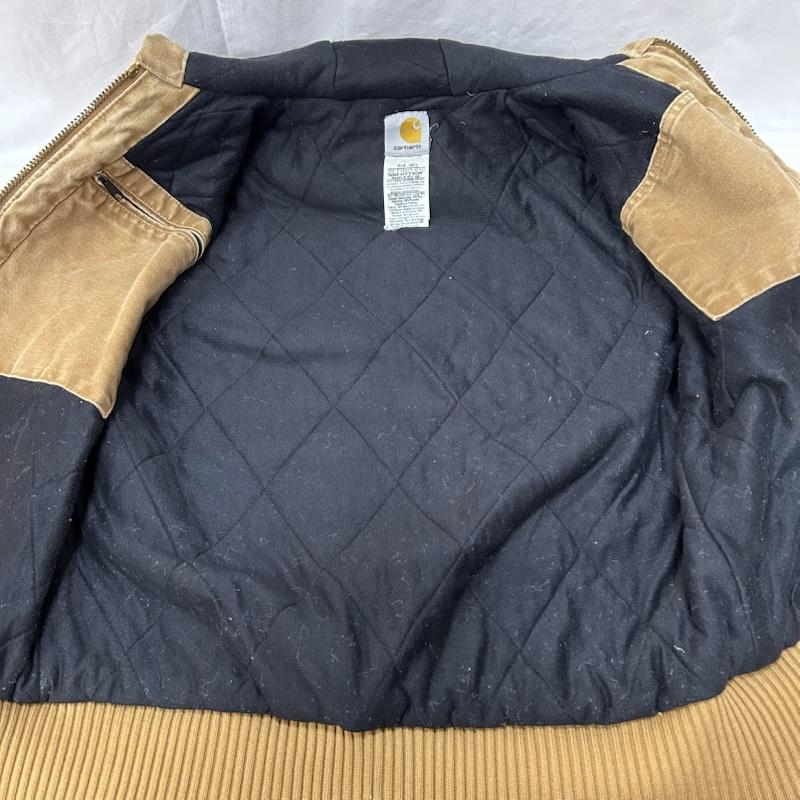 カーハート Carhartt ジャケット、上着 ジャンパー、ブルゾン アクティブジャケット フーデッドジャケット ベージュ - 無地 X ロゴ、文字 ベージュ / ベージュ / beige X 茶 / ブラウン / brown レディース USED 古着 中古 50154751
