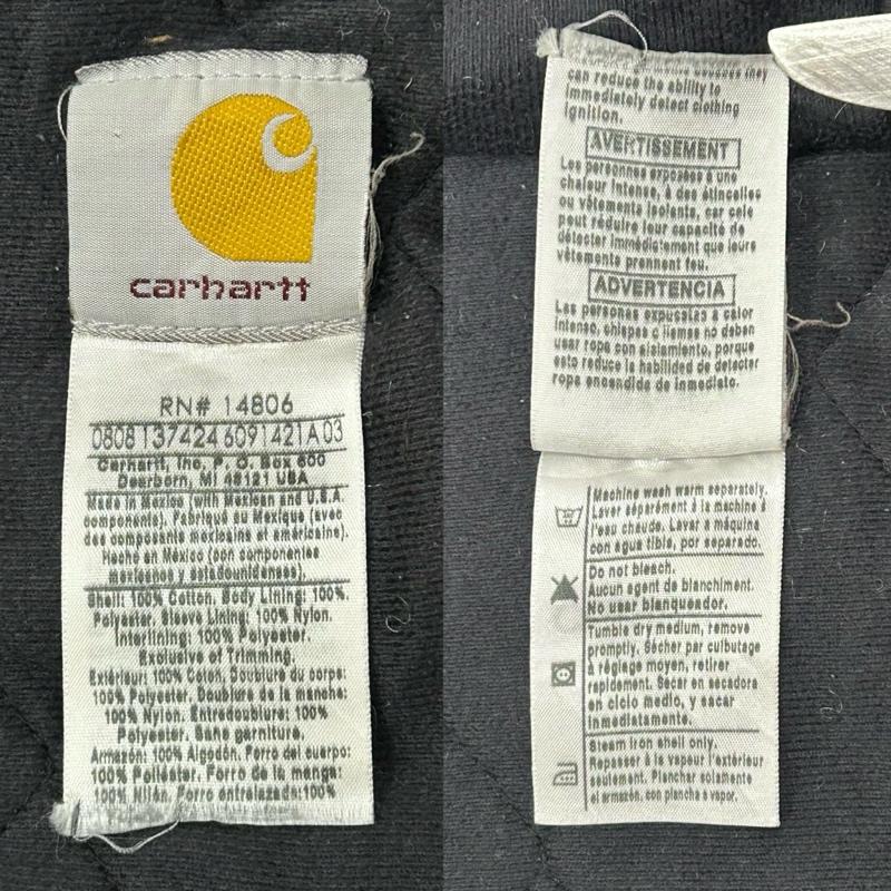 カーハート Carhartt ジャケット、上着 ジャンパー、ブルゾン アクティブジャケット フーデッドジャケット ベージュ - 無地 X ロゴ、文字 ベージュ / ベージュ / beige X 茶 / ブラウン / brown レディース USED 古着 中古 50154751