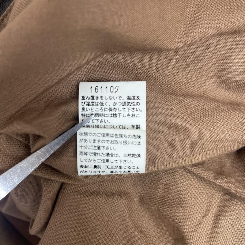 ジョンブル Johnbull ジャケット、上着 レザージャケット レザー 切替 ライダース ジャケット 羊革 M 茶 / ブラウン / brown メンズ USED 古着 中古 50154770