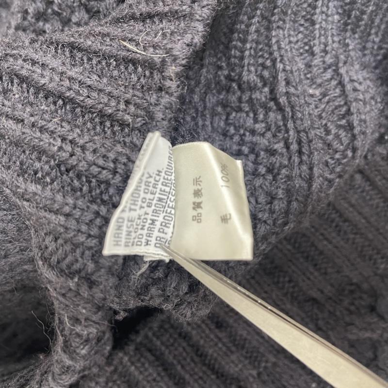 ジョンモロイ John Molloy ニット、セーター 長袖 ヴィンテージ アラン ニット フィッシャーマン セーター 黒 / ブラック / black メンズ USED 古着 中古 50154771