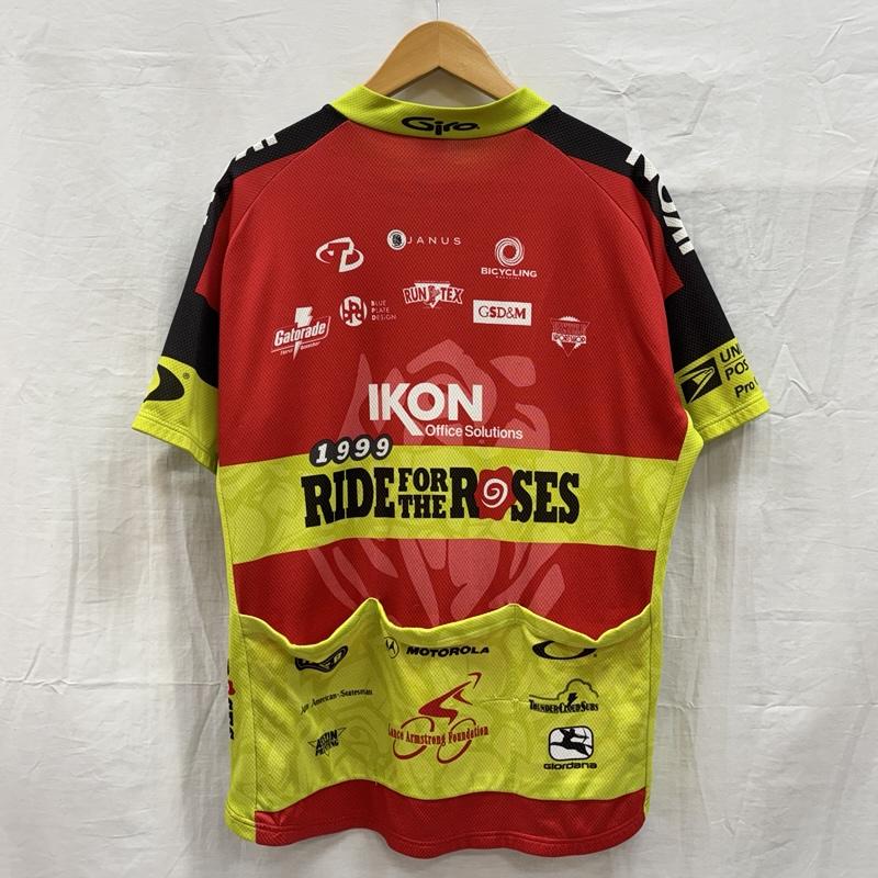 古着 USED Tシャツ 半袖 GIORDANA 90年代 イタリア製 企業ロゴ ハーフジップ プルオーバー サイクル ジャージ Tシャツ - 総柄 メンズ USED 古着 中古 50154780