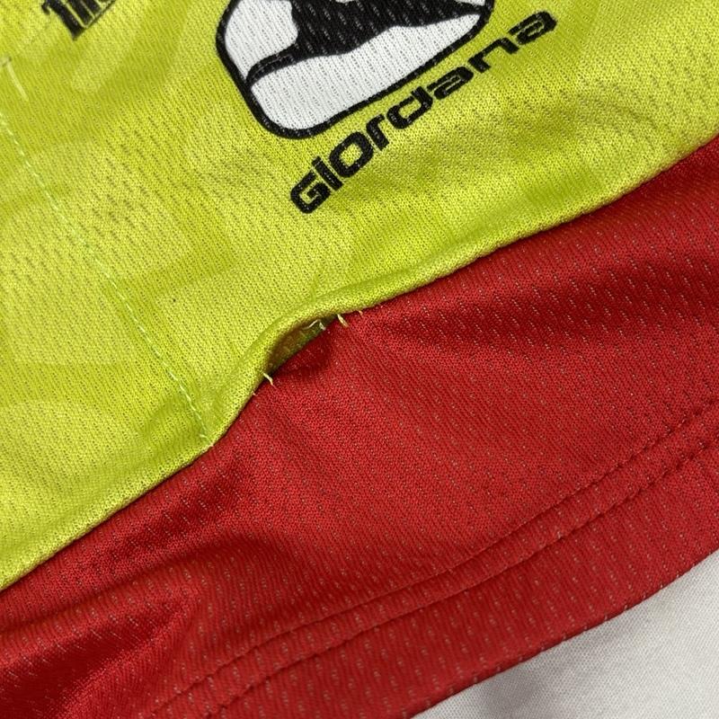 古着 USED Tシャツ 半袖 GIORDANA 90年代 イタリア製 企業ロゴ ハーフジップ プルオーバー サイクル ジャージ Tシャツ - 総柄 メンズ USED 古着 中古 50154780