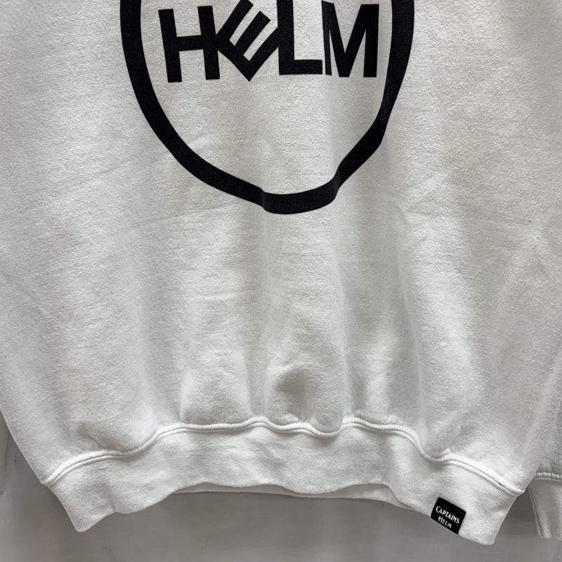 キャプテンズヘルム Captains Helm トレーナー 長袖 18SS TECHNOLOGY CREW SWEAT テクノロジー ロゴ クルーネック スウェット トレーナー M 白 / ホワイト / white メンズ USED 古着 中古 50154785
