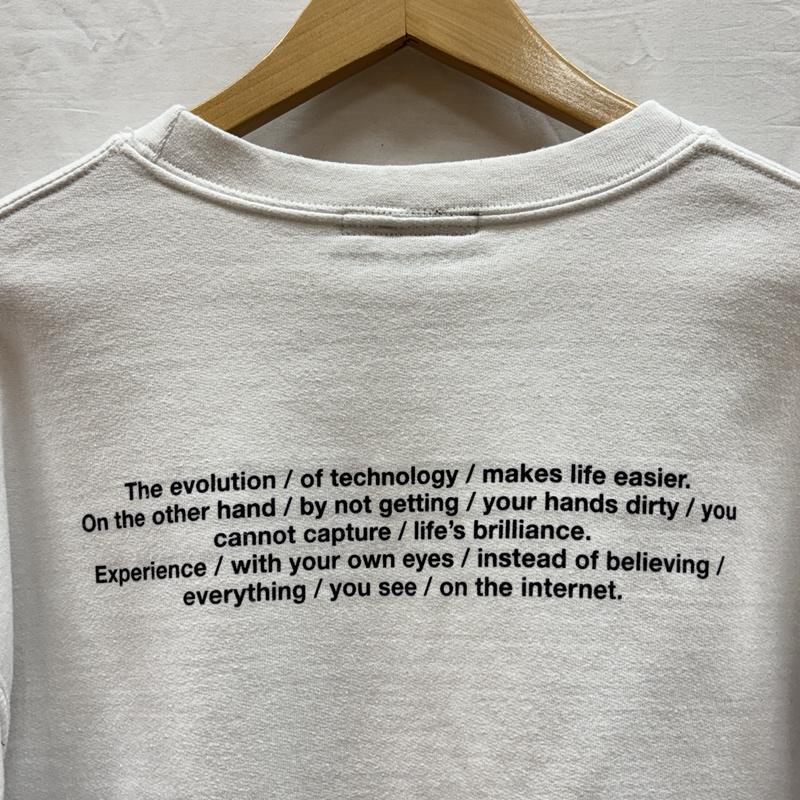 キャプテンズヘルム Captains Helm トレーナー 長袖 18SS TECHNOLOGY CREW SWEAT テクノロジー ロゴ クルーネック スウェット トレーナー M 白 / ホワイト / white メンズ USED 古着 中古 50154785