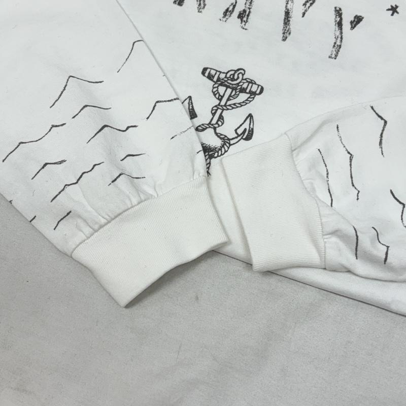 ネイバーフッド NEIGHBORHOOD Tシャツ 長袖 122PCNH-CSM01 APOCALYPSE C-CREW LS 総柄 クルーネック ロンT 長袖 Tシャツ L 総柄 白 / ホワイト / white メンズ USED 古着 中古 50154787