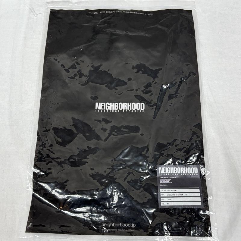 ネイバーフッド NEIGHBORHOOD Tシャツ 長袖 122PCNH-CSM01 APOCALYPSE C-CREW LS 総柄 クルーネック ロンT 長袖 Tシャツ L 総柄 白 / ホワイト / white メンズ USED 古着 中古 50154787