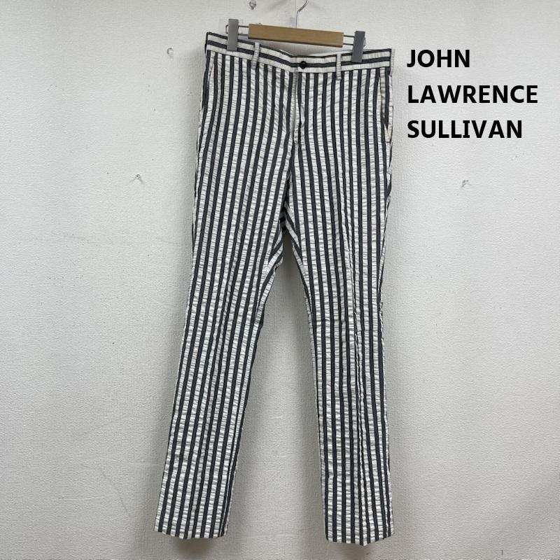 ジョンローレンスサリバン JOHN LAWRENCE SULLIVAN パンツ ワークパンツ、ペインターパンツ ストライプ ワーク ペインター パンツ 白 / ホワイト / white メンズ USED 古着 中古 50154793