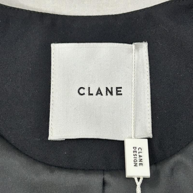 クラネ CLANE ジャケット、上着 ジャケット、ブレザー ストラップデザインショートジャケット STRAP DESIGN SHORT JACKET 12103-0422 FREE 無地 黒 / ブラック / black レディース USED 古着 中古 50154819