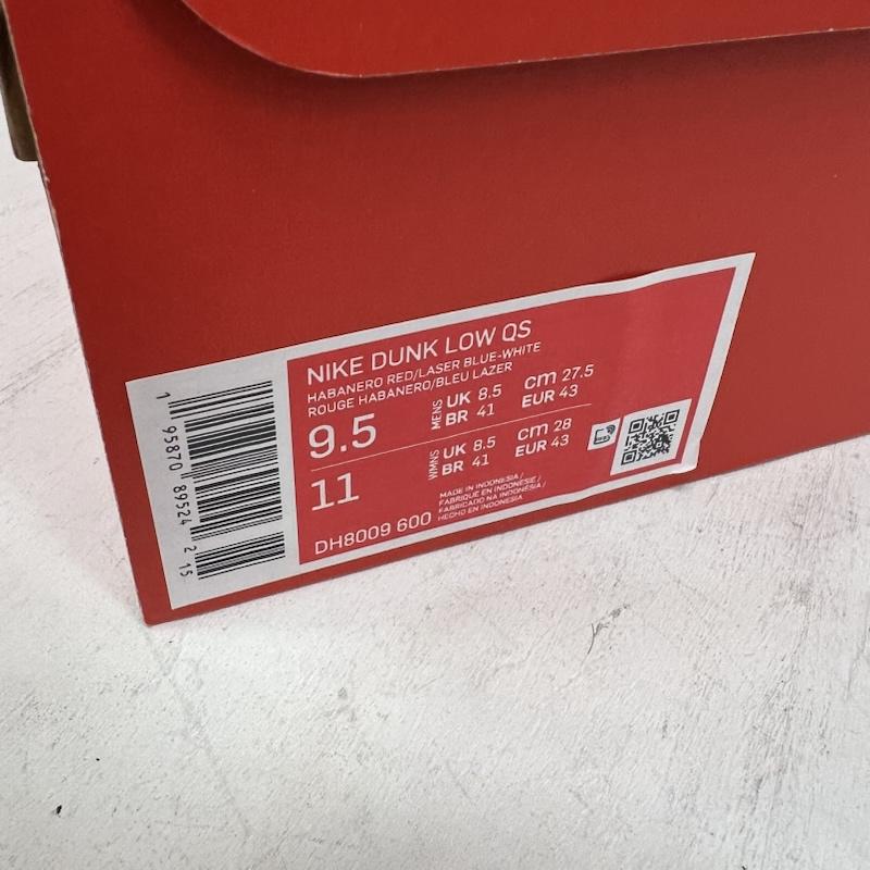 ナイキ NIKE スニーカー スニーカー LEBRON JAMES × DUNK LOW FRUITY PEBBLES DH8009-600 ダンクロー 27.5cm メンズ USED 古着 中古 50154836