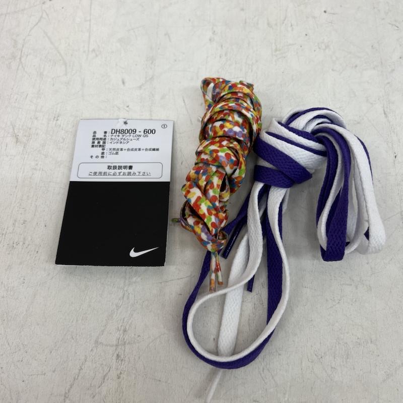 ナイキ NIKE スニーカー スニーカー LEBRON JAMES × DUNK LOW FRUITY PEBBLES DH8009-600 ダンクロー 27.5cm メンズ USED 古着 中古 50154836