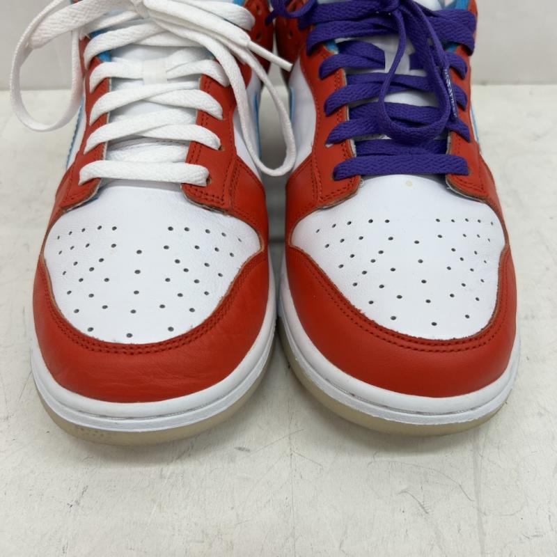 ナイキ NIKE スニーカー スニーカー LEBRON JAMES × DUNK LOW FRUITY PEBBLES DH8009-600 ダンクロー 27.5cm メンズ USED 古着 中古 50154836