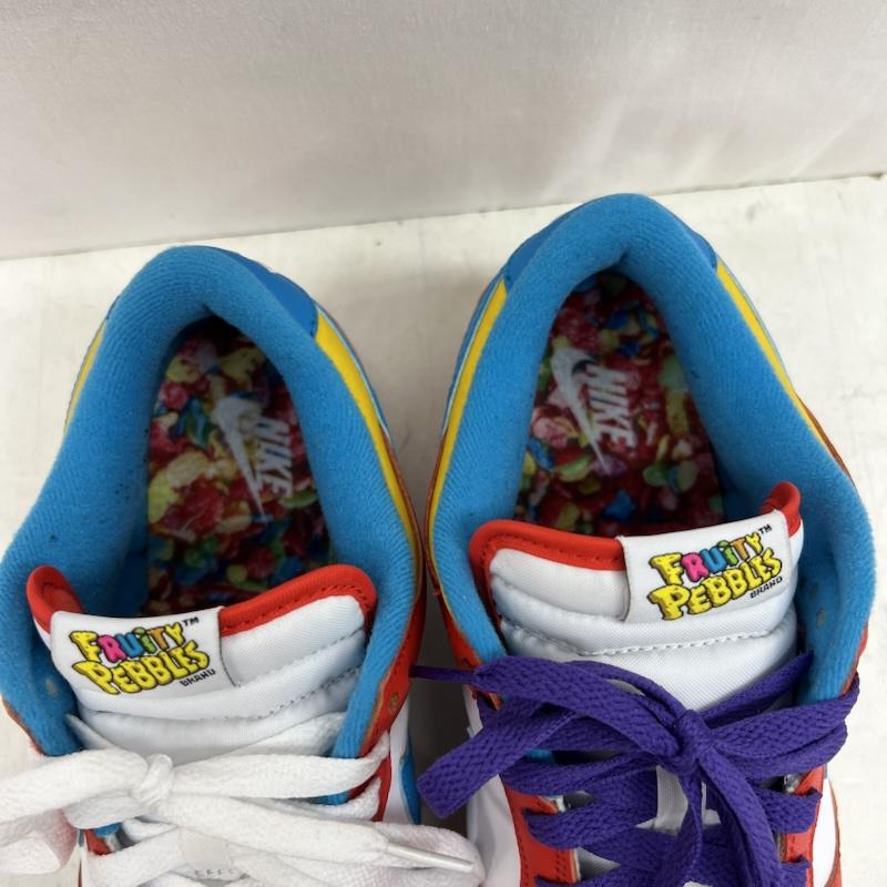 ナイキ NIKE スニーカー スニーカー LEBRON JAMES × DUNK LOW FRUITY PEBBLES DH8009-600 ダンクロー 27.5cm メンズ USED 古着 中古 50154836