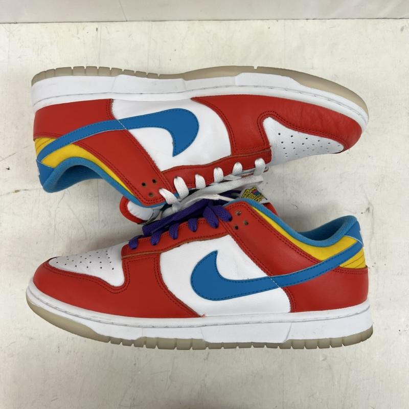 ナイキ NIKE スニーカー スニーカー LEBRON JAMES × DUNK LOW FRUITY PEBBLES DH8009-600 ダンクロー 27.5cm メンズ USED 古着 中古 50154836