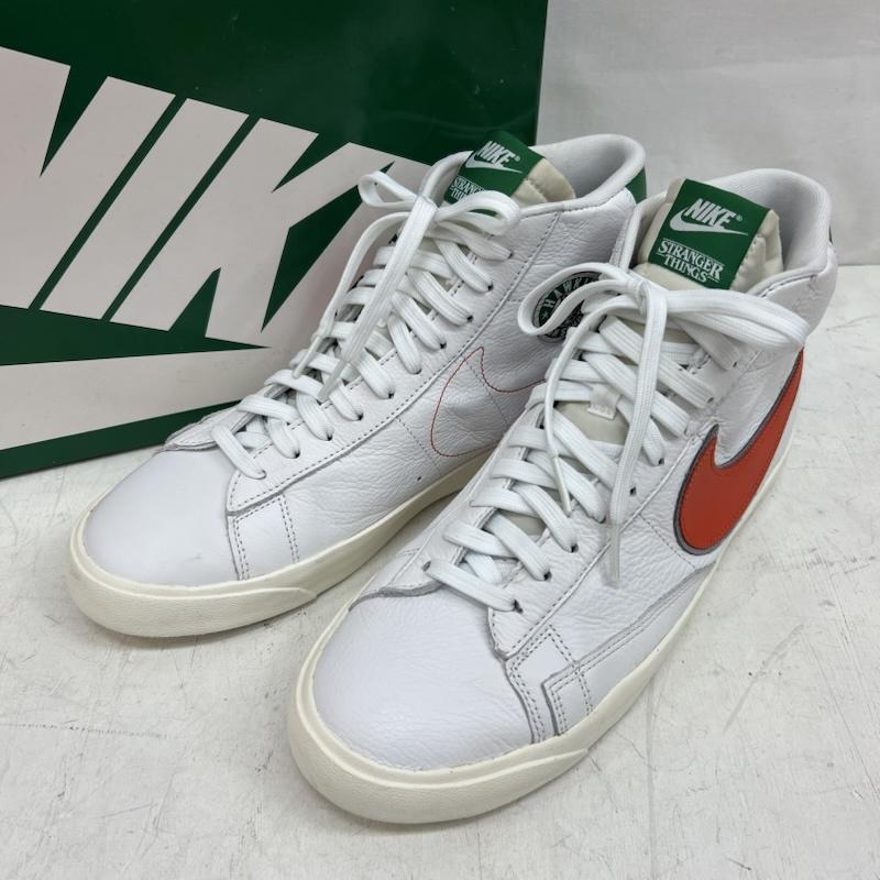 ナイキ NIKE スニーカー スニーカー STRANGER THINGS × BLAZER MID CJ6101-100 ブレーザー ミッド 27.5cm メンズ USED 古着 中古 50154837