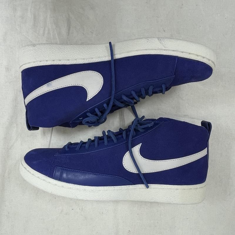 ナイキ NIKE スニーカー スニーカー BLAZER CHUKKA ブレザー チャッカ カップソール テッククラフト スウェード スニーカー 28.0cm ロゴ、文字 青 / ブルー / blue X 白 / ホワイト / white メンズ USED 古着 中古 50154841