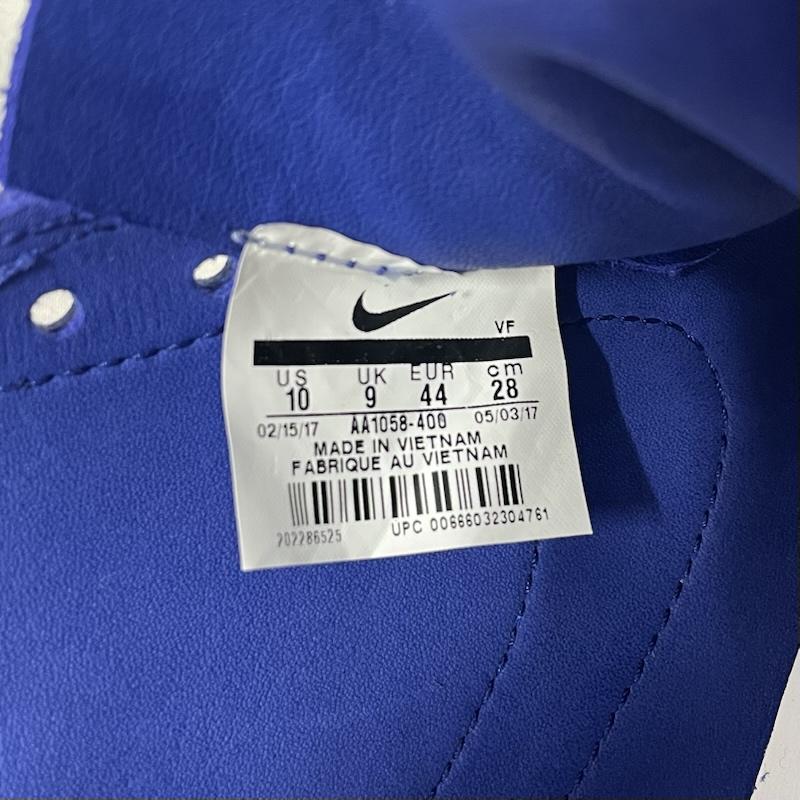 ナイキ NIKE スニーカー スニーカー BLAZER CHUKKA ブレザー チャッカ カップソール テッククラフト スウェード スニーカー 28.0cm ロゴ、文字 青 / ブルー / blue X 白 / ホワイト / white メンズ USED 古着 中古 50154841