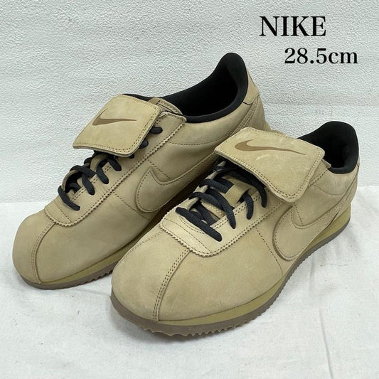 ナイキ NIKE スニーカー スニーカー CORTEZ LTR SE IM8057-297 コルテッツ レザー ローカット スニーカー モールスコード 28.5cm ロゴ、文字 ベージュ / ベージュ / beige X 黒 / ブラック / black メンズ USED 古着 中古 50154843