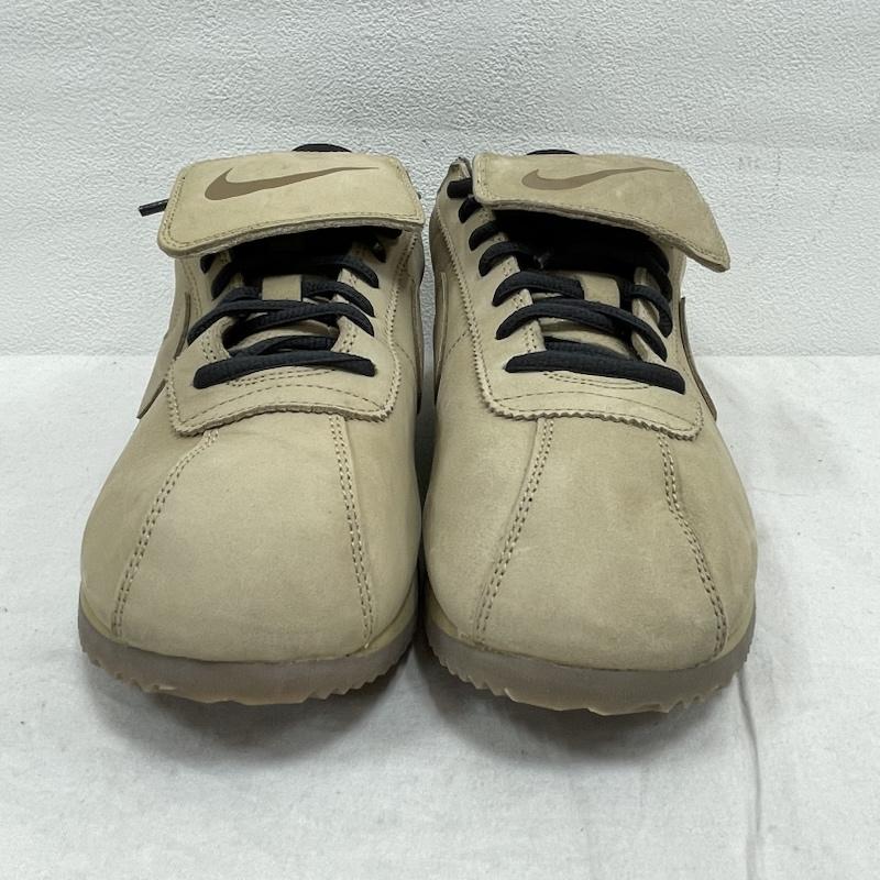 ナイキ NIKE スニーカー スニーカー CORTEZ LTR SE IM8057-297 コルテッツ レザー ローカット スニーカー モールスコード 28.5cm ロゴ、文字 ベージュ / ベージュ / beige X 黒 / ブラック / black メンズ USED 古着 中古 50154843
