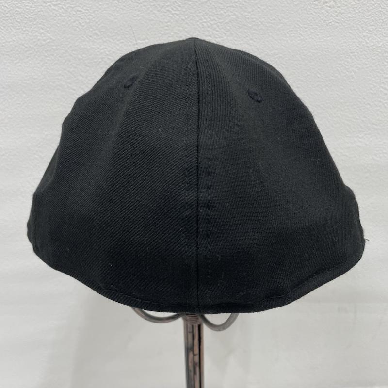 ニューエラ NEW ERA 帽子 キャップ THRASHER スラッシャー コラボ ロゴ 59FIFTY ベースボール キャップ 刺繍 7 1/2 59.6cm - ロゴ、文字 X 刺繍 黒 / ブラック / black X 赤 / レッド / red X 白 / ホワイト / white メンズ USED 古着 中古 50154853