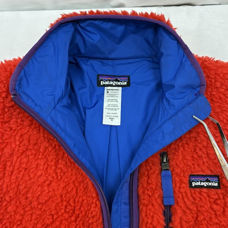 パタゴニア patagonia ジャケット、上着 ジャンパー、ブルゾン 13AW CLASSIC RETRO-X CARDIGAN クラシック レトロ エックス カーディガン 23060 フリース ジャケット XS ワンポイント X ロゴ、文字 赤 / レッド / red メンズ USED 古着 中古 50154864