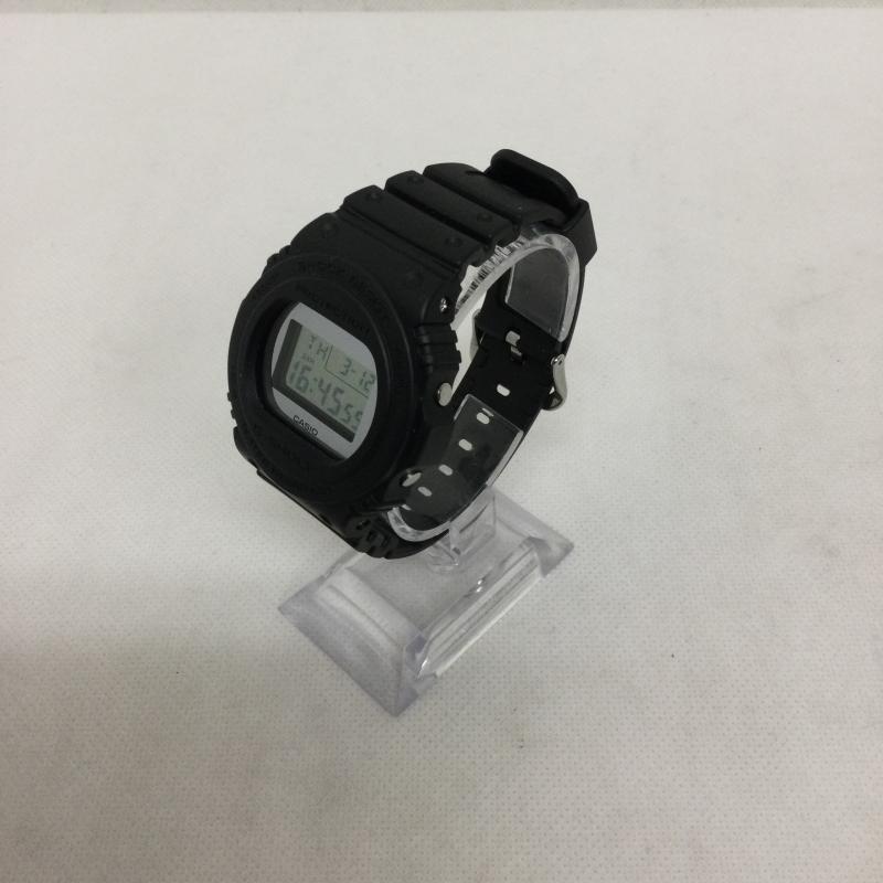 ジーショック G-SHOCK 腕時計 アナログ（クォーツ式） G-SHOCK メタリック・ミラーフェイス シルバー DW-5700BBMA - 黒 / ブラック / black メンズ USED 古着 中古 50154867