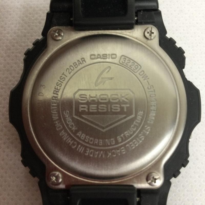 ジーショック G-SHOCK 腕時計 アナログ（クォーツ式） G-SHOCK メタリック・ミラーフェイス シルバー DW-5700BBMA - 黒 / ブラック / black メンズ USED 古着 中古 50154867