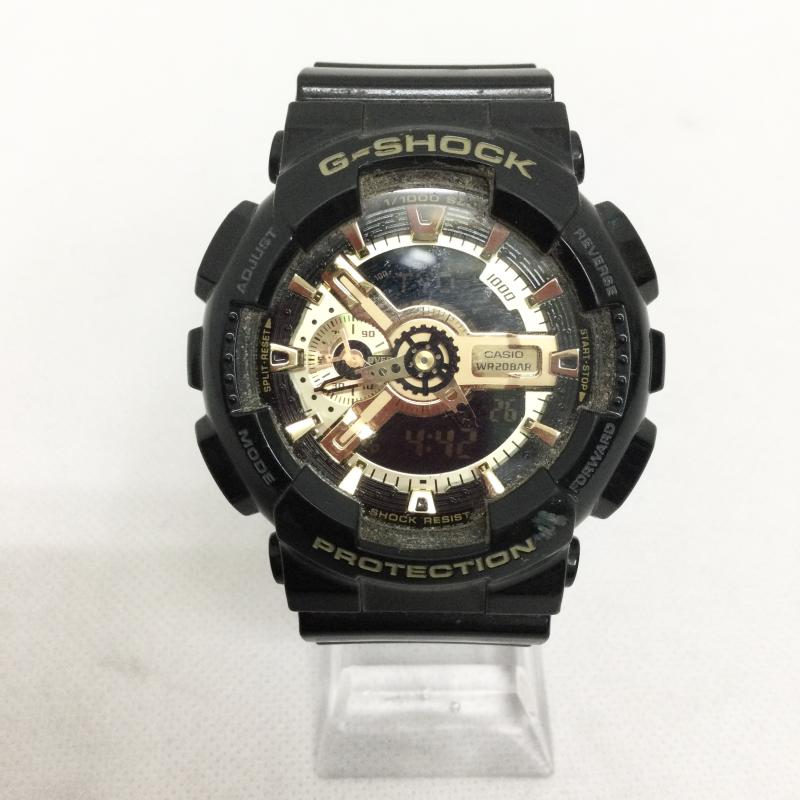 ジーショック G-SHOCK 腕時計 デジタル CASIO G-SHOCK カシオ Gショック GA-110GB - 黒 / ブラック / black メンズ USED 古着 中古 50154869