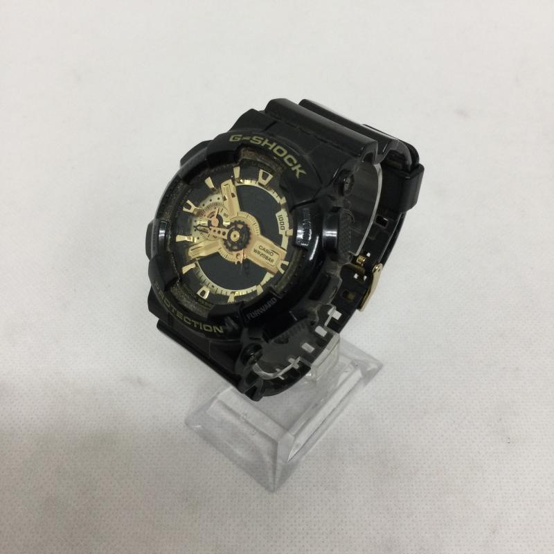 ジーショック G-SHOCK 腕時計 デジタル CASIO G-SHOCK カシオ Gショック GA-110GB - 黒 / ブラック / black メンズ USED 古着 中古 50154869