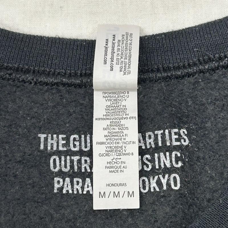 ワコマリア WACKO MARIA トレーナー 長袖 22AW 世界平和プロジェクト スウェット black M M プリント 黒 / ブラック / black メンズ USED 古着 中古 50154870