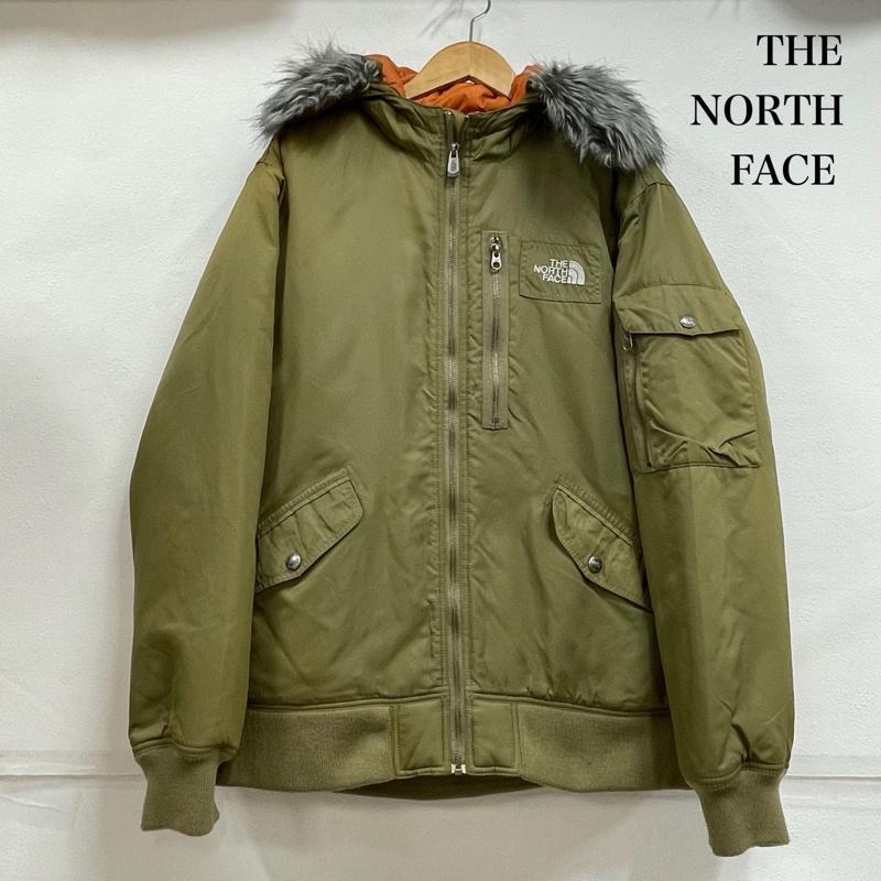 ザノースフェイス THE NORTH FACE ジャケット、上着 ジャンパー、ブルゾン NY01759 トーベンジャケット TOBEN JACKET ナイロン 中綿 フード ファー M ロゴ、文字 カーキ / カーキ / khaki X 橙 / オレンジ / orange メンズ USED 古着 中古 50154873