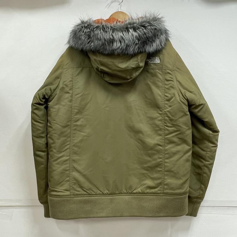 ザノースフェイス THE NORTH FACE ジャケット、上着 ジャンパー、ブルゾン NY01759 トーベンジャケット TOBEN JACKET ナイロン 中綿 フード ファー M ロゴ、文字 カーキ / カーキ / khaki X 橙 / オレンジ / orange メンズ USED 古着 中古 50154873
