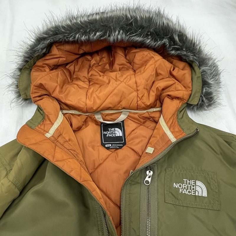 ザノースフェイス THE NORTH FACE ジャケット、上着 ジャンパー、ブルゾン NY01759 トーベンジャケット TOBEN JACKET ナイロン 中綿 フード ファー M ロゴ、文字 カーキ / カーキ / khaki X 橙 / オレンジ / orange メンズ USED 古着 中古 50154873