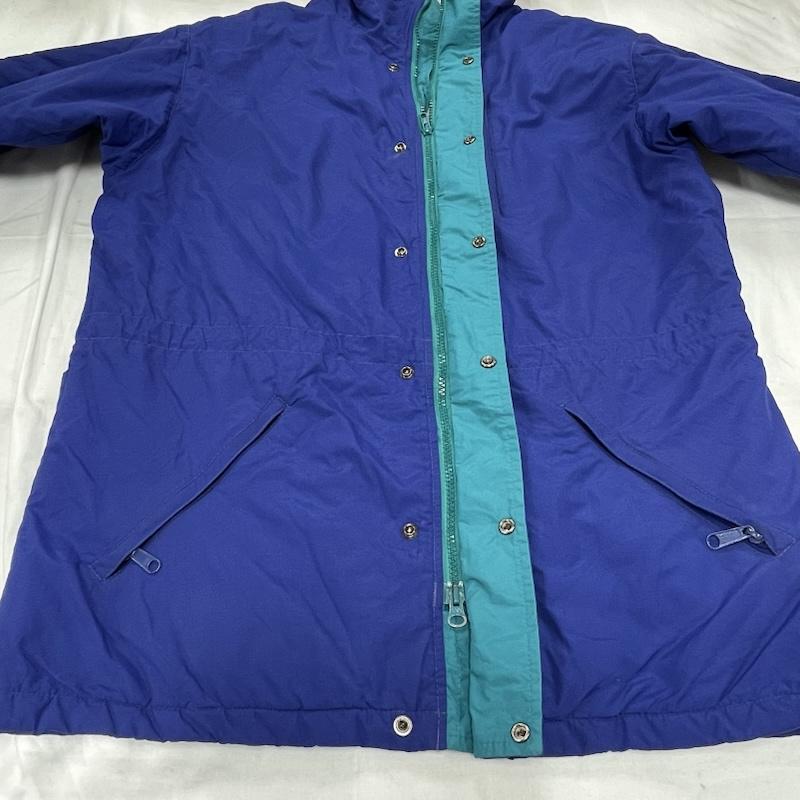 エルエルビーン L.L.Bean ジャケット、上着 ジャンパー、ブルゾン USA製 ペノブスコット パーカ ナイロン ジャケット ヴィンテージ ジップアップ 中綿 山タグ M 無地 青 / ブルー / blue X 緑 / グリーン / green メンズ USED 古着 中古 50154877