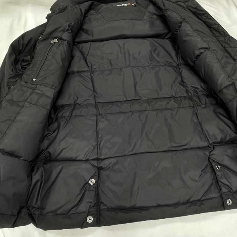 アールエルエックスラルフローレン RLXRALPHLAUREN コート ダウンコート ダウンジャケット N3-B ミリタリー コート ダブルジップ グランジ ナイロン フード S ワンポイント X ロゴ、文字 黒 / ブラック / black レディース USED 古着 中古 50154879