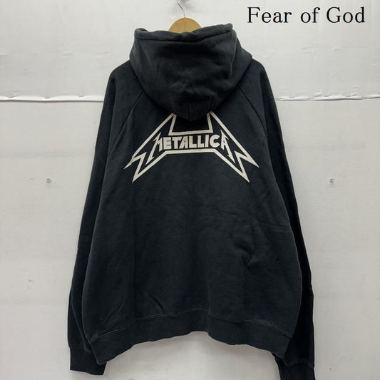 フィアーオブゴッド Fear of God パーカー 長袖 METALLICA プリント パーカー XL 黒 / ブラック / black メンズ USED 古着 中古 50154885